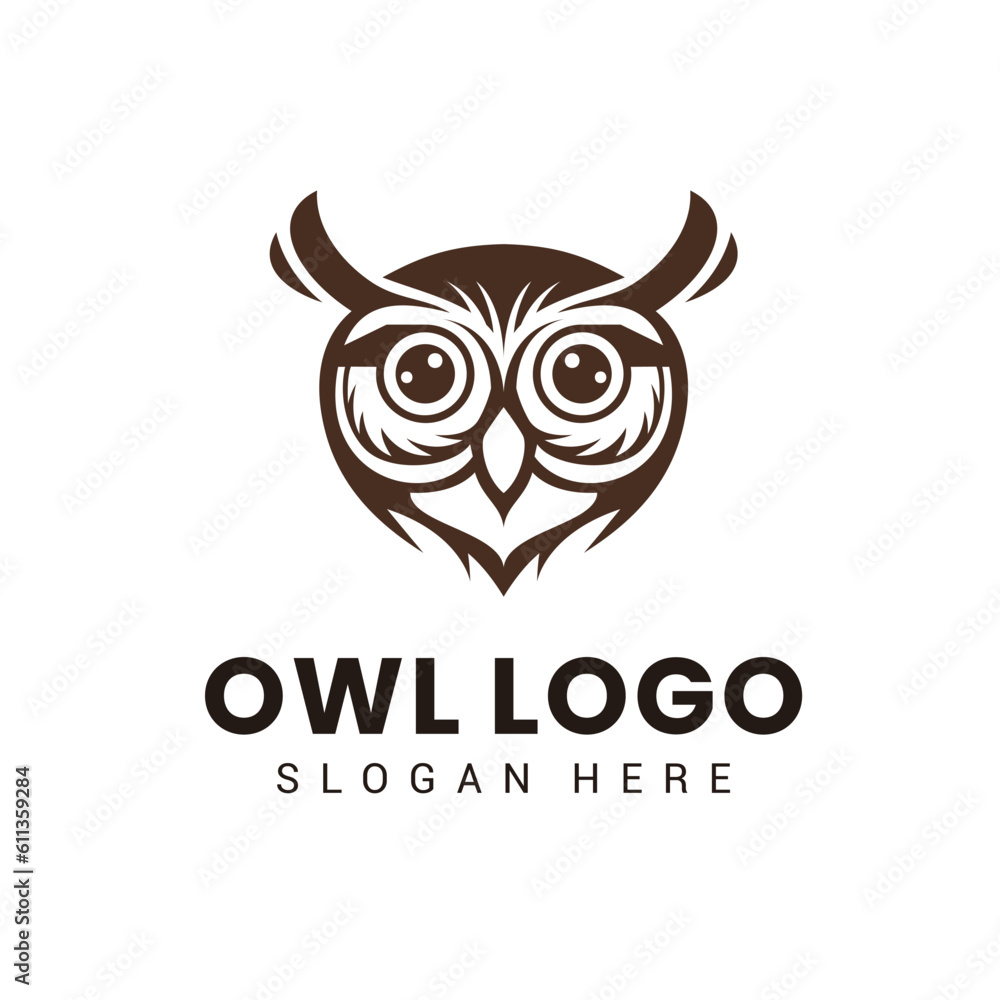 Owl Logo Design Vector Template 7 Owl Logo Design Vector Template 7