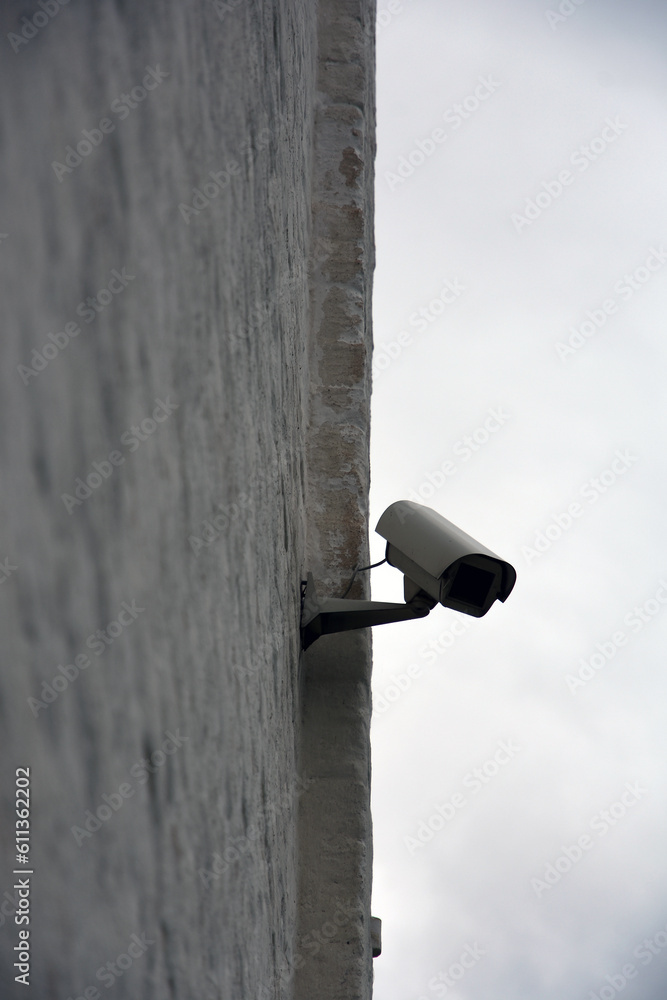 camera on a wall