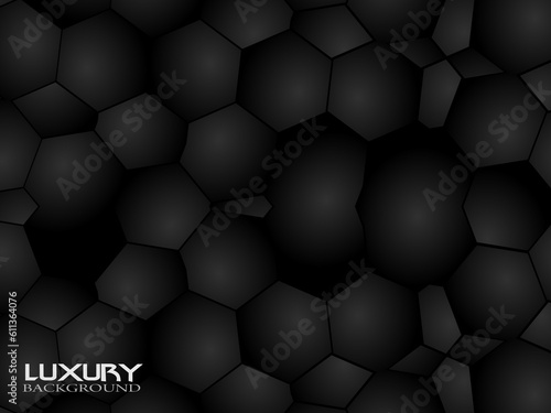 Fototapeta Naklejka Na Ścianę i Meble -  Black triangles abstract background, Grunge surface, 3d Rendering.