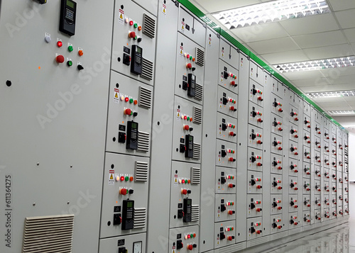 400 Volt Motor Control Center (MCC) type electric cabinets with fixed shelves photo