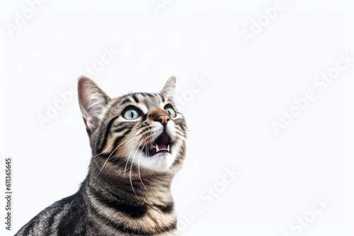 Surprised Cat with Big Eyes and Open Mouth © Exotic Escape