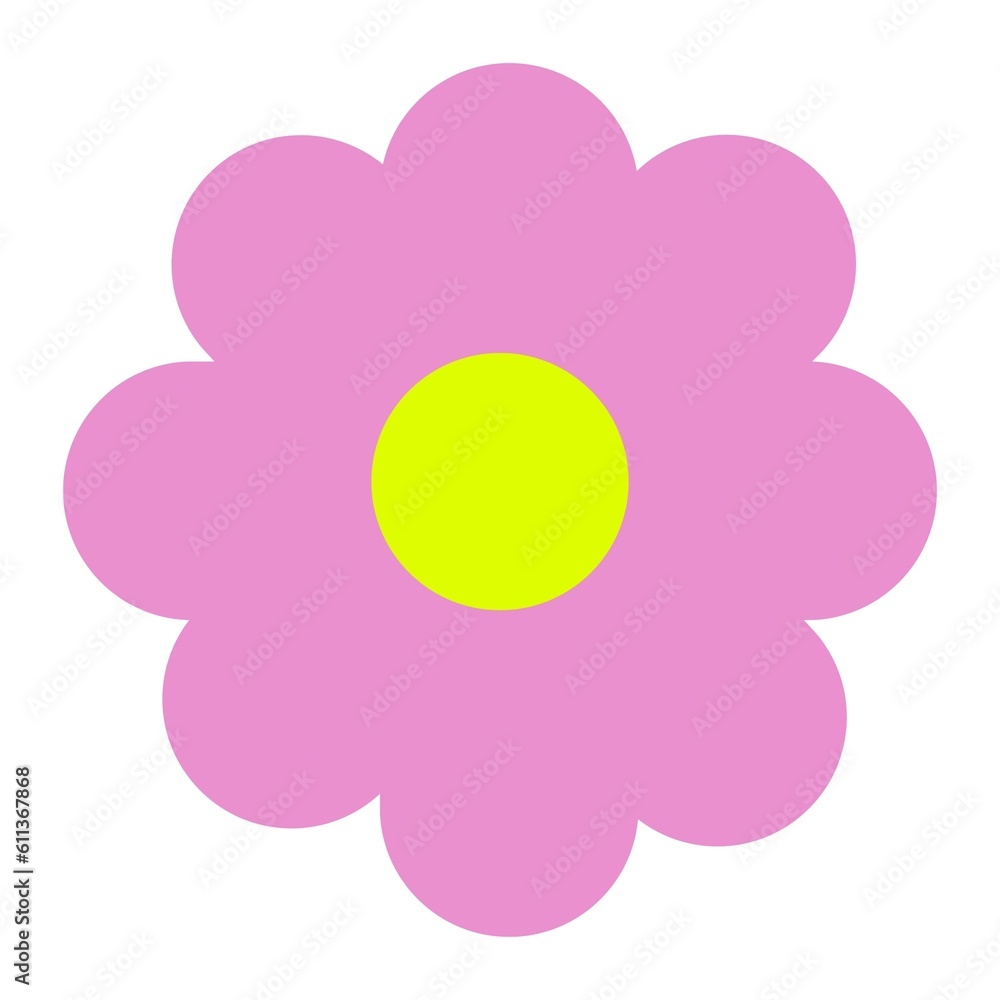 pink and yellow circle pink and yellow circle