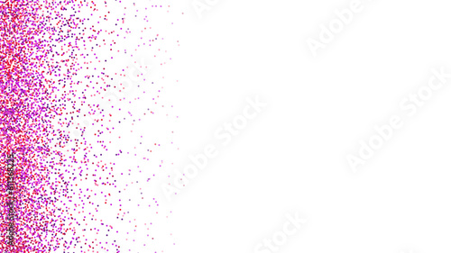 Pink glowing confetti glitter vector particles texture