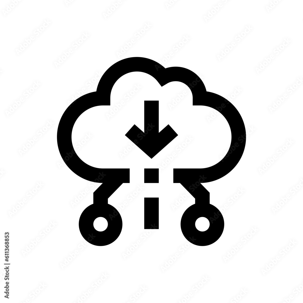 Obraz premium cloud computing