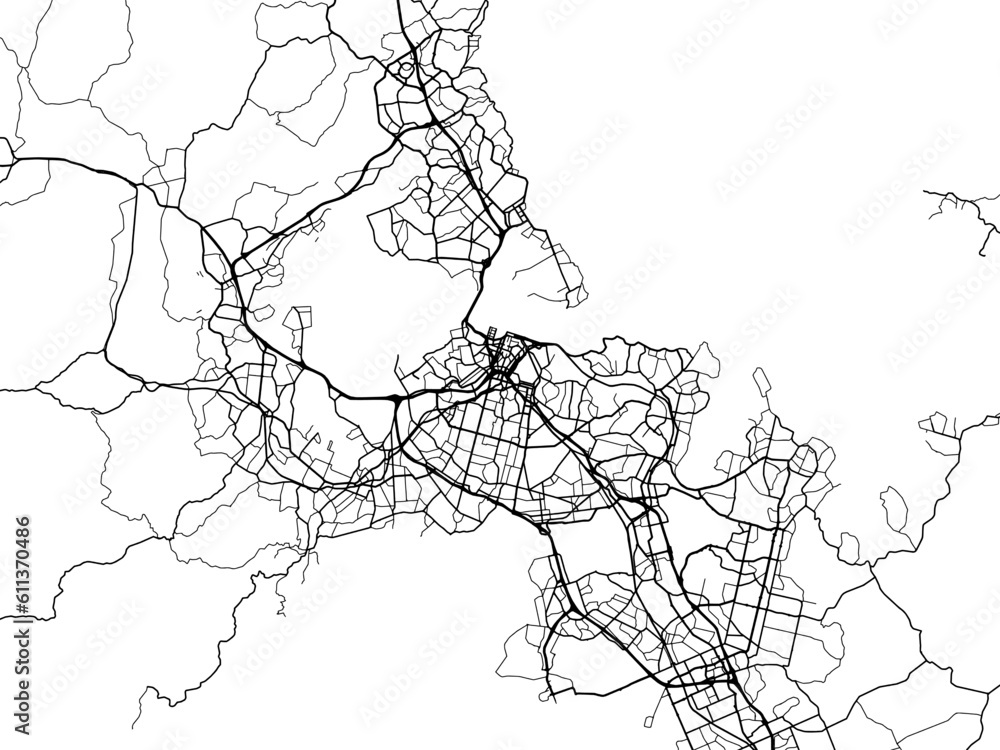 Vector Road Map Of The City Of Auckland In New Zealand On A White vector-road-map-of-the-city-of-auckland-in-new-zealand-on-a-white