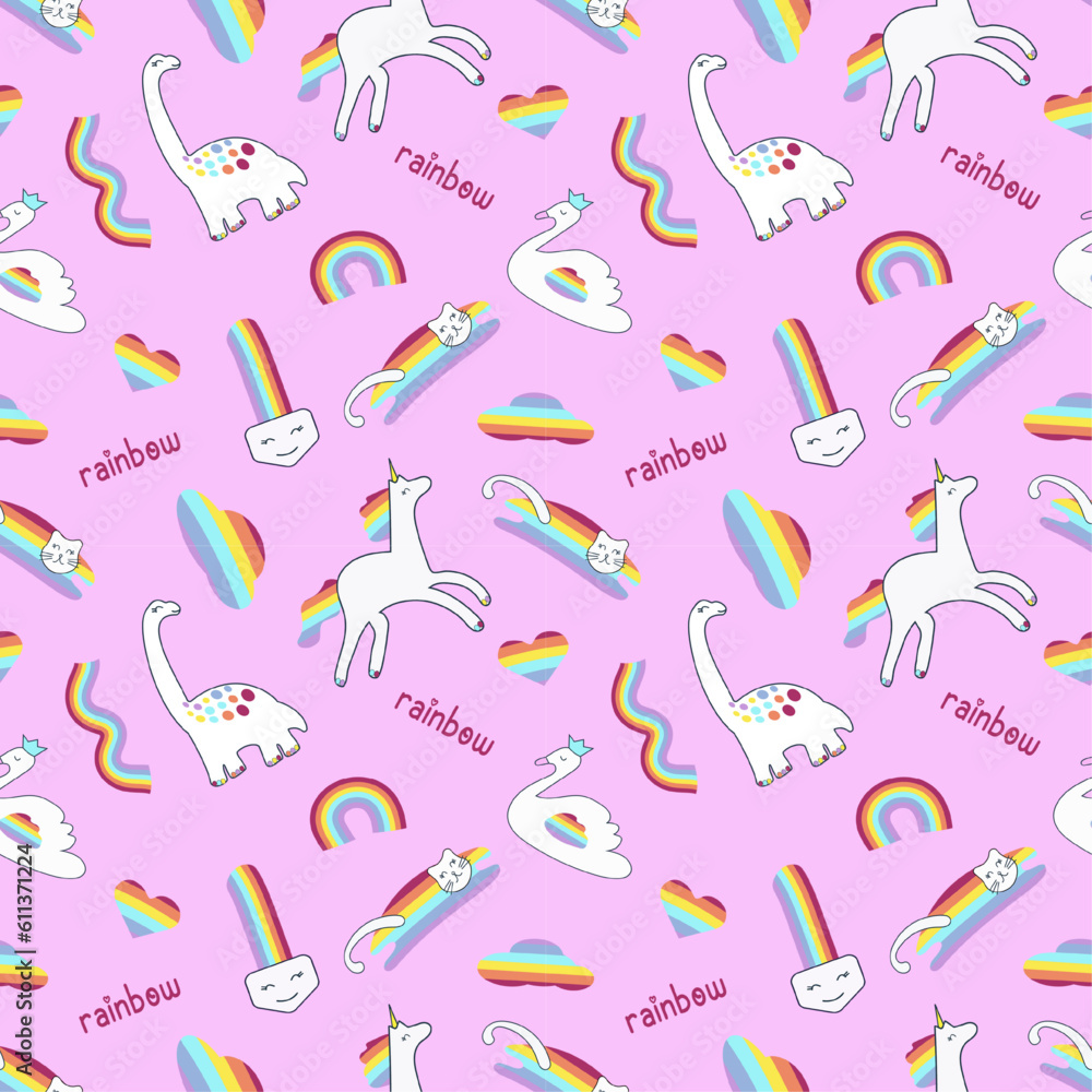 rainbow pattern rainbow pattern