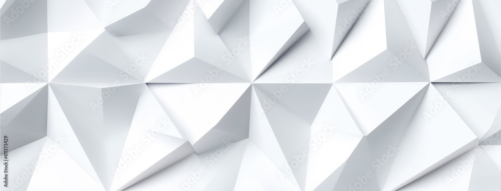 Modern clean white and gray geometric pattern texture flat background. Generative Ai. Modern clean white and gray geometric pattern texture flat background. Generative Ai.