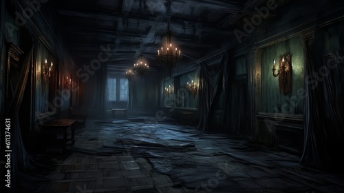 A Chilling and Haunted House Shrouded in Mystery photo