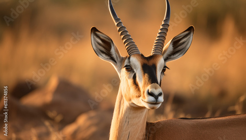 Antilope. Ai generated photo
