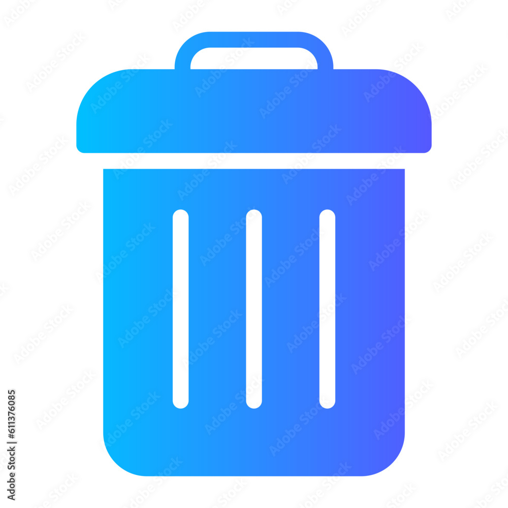 trash gradient icon trash gradient icon