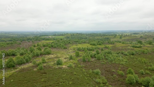 Wallpaper Mural Aerial drone view of the national park Nidderdale in Yorkshire, England. Torontodigital.ca