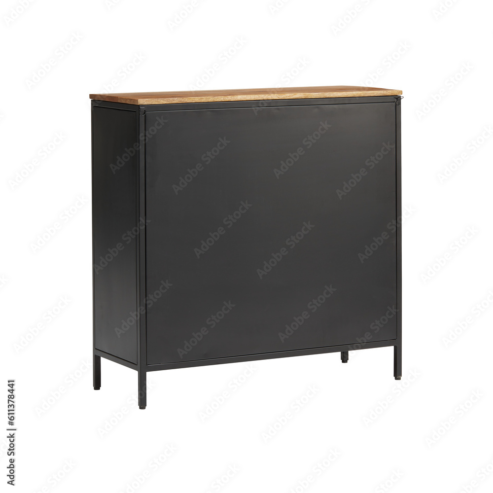 Obraz premium wooden furniture cabinet vintage modern home decoration isolated transparent background