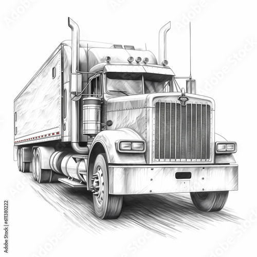 Big Truck Illustration