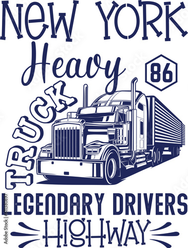 Trucker SVG t-shirt Design 