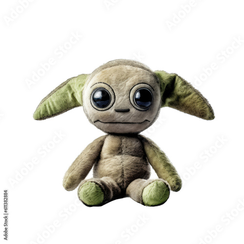 A stuffed alien