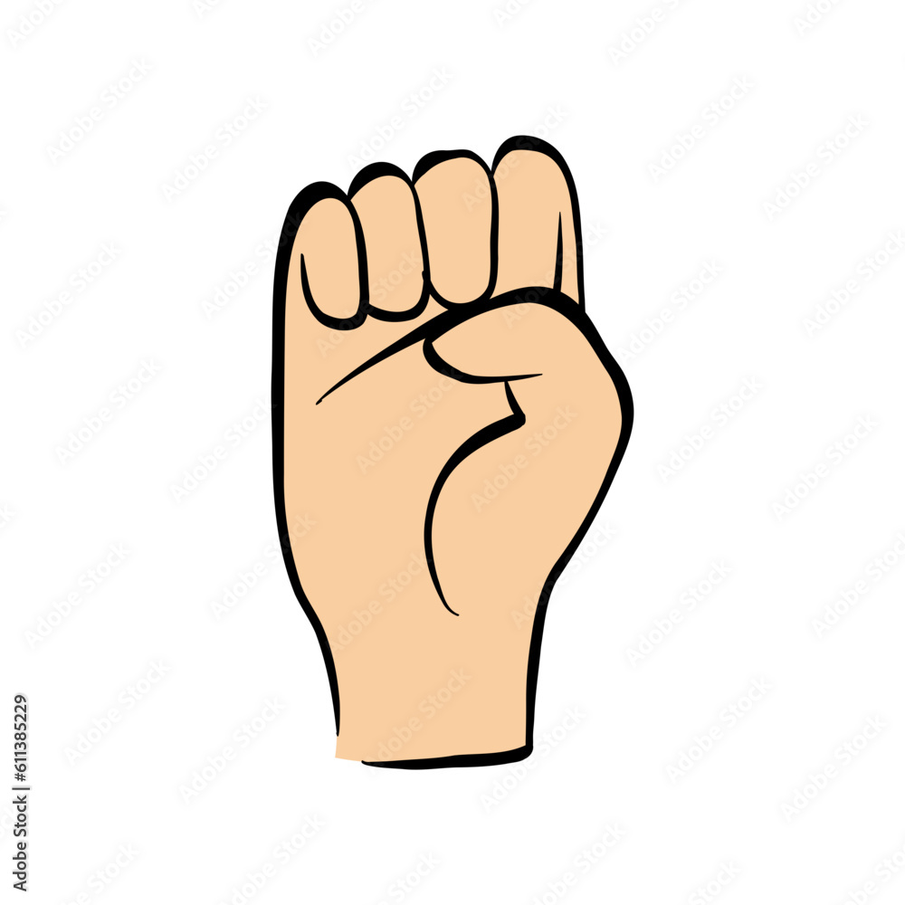 Sign Language Alphabet Symbol Letter E Sign Language Alphabet Symbol Letter E