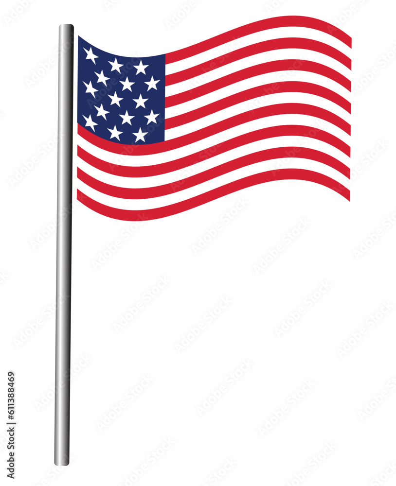 Obraz premium American Flag Images-vector free download 