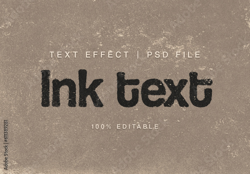 Ink Text Effect