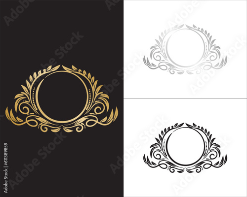 Silver Decorative Vector Elements