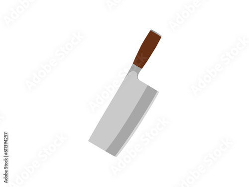 professional serbian clever meet cutting carving knife  | kitchen knife, make with vector