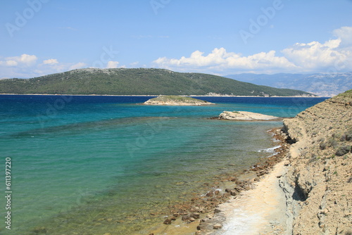 Fototapeta Naklejka Na Ścianę i Meble -  The prettiest beach in Croatia Ciganka nudist beach