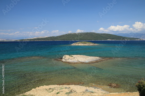 Fototapeta Naklejka Na Ścianę i Meble -  The prettiest beach in Croatia Ciganka nudist beach