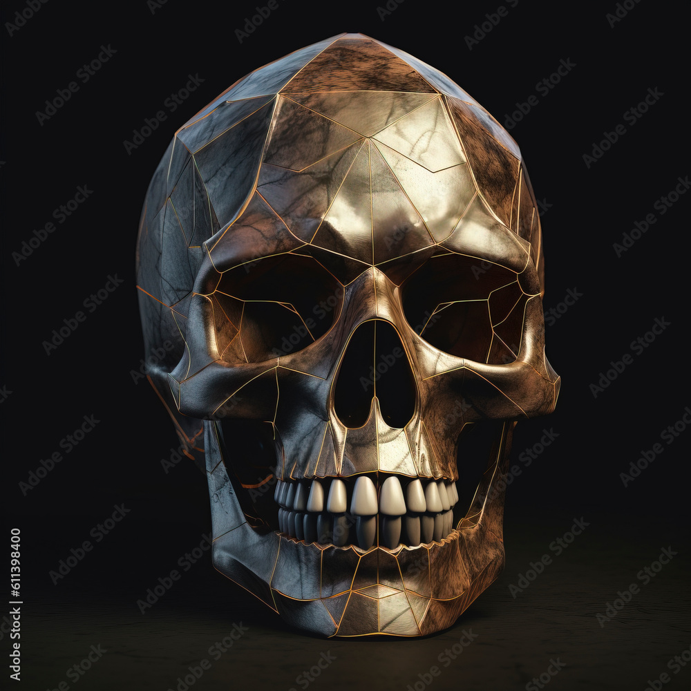 From Mortality to Majesty: An Exquisite Illustration Unveiling the Profound Beauty of the Human Skullcreated with Generative AI technology From Mortality to Majesty: An Exquisite Illustration Unveiling the Profound Beauty of the Human Skullcreated with Generative AI technology