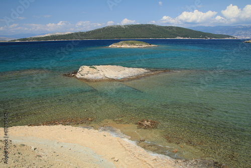Fototapeta Naklejka Na Ścianę i Meble -  The prettiest beach in Croatia Ciganka nudist beach