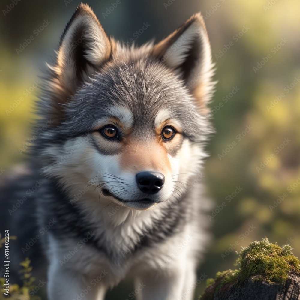 portrait of a wolf portrait of a wolf