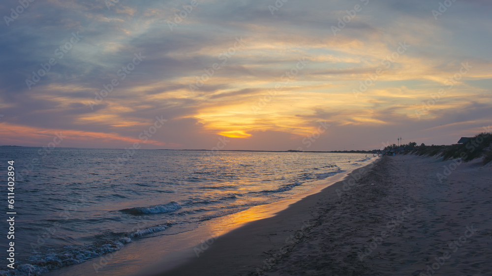 Obraz premium sunset on the beach
