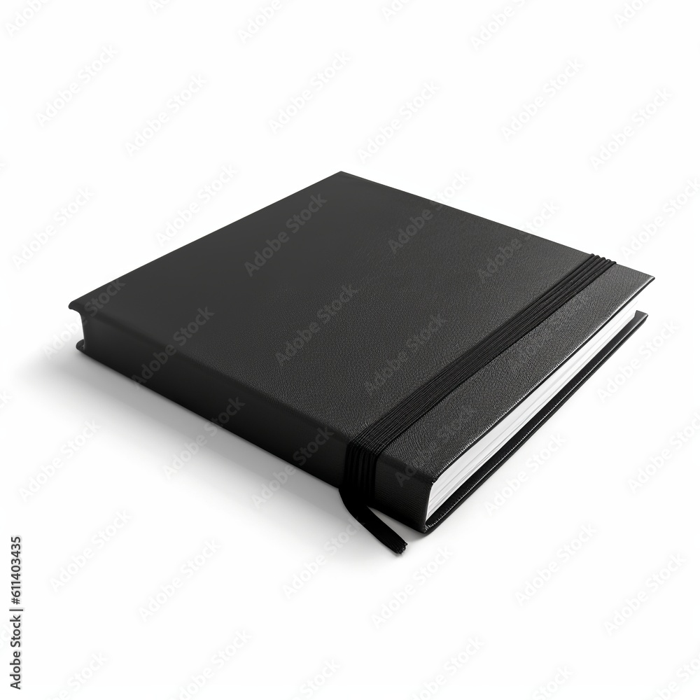 An Elegant Black Book Diary with a Blank Cover An Elegant Black Book Diary with a Blank Cover