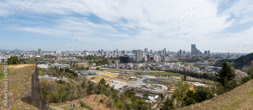 仙台城跡（青葉城址）「仙台の一望風景」 in 宮城県仙台市