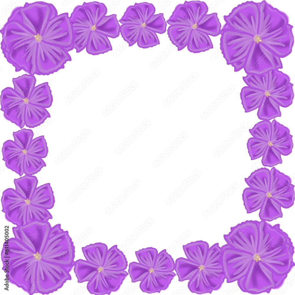 frame with flowers frame with flowers
