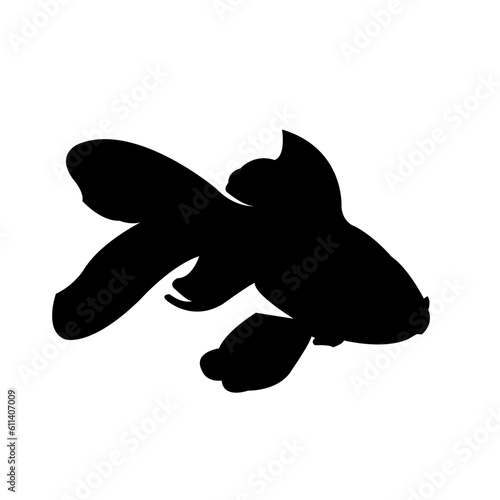 Goldfish silhouette