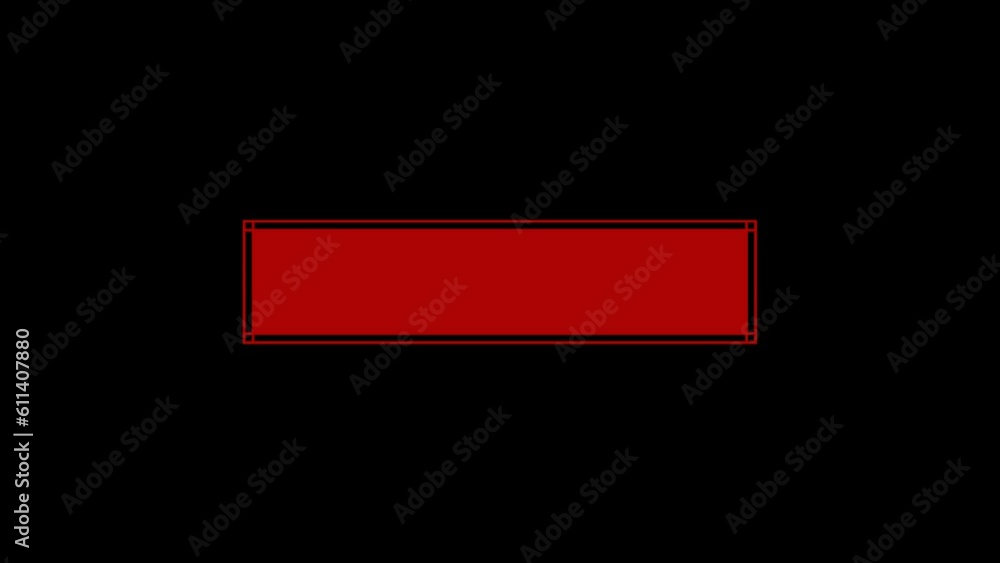 Three oriental red background text blank border animation, alpha channel Three oriental red background text blank border animation, alpha channel