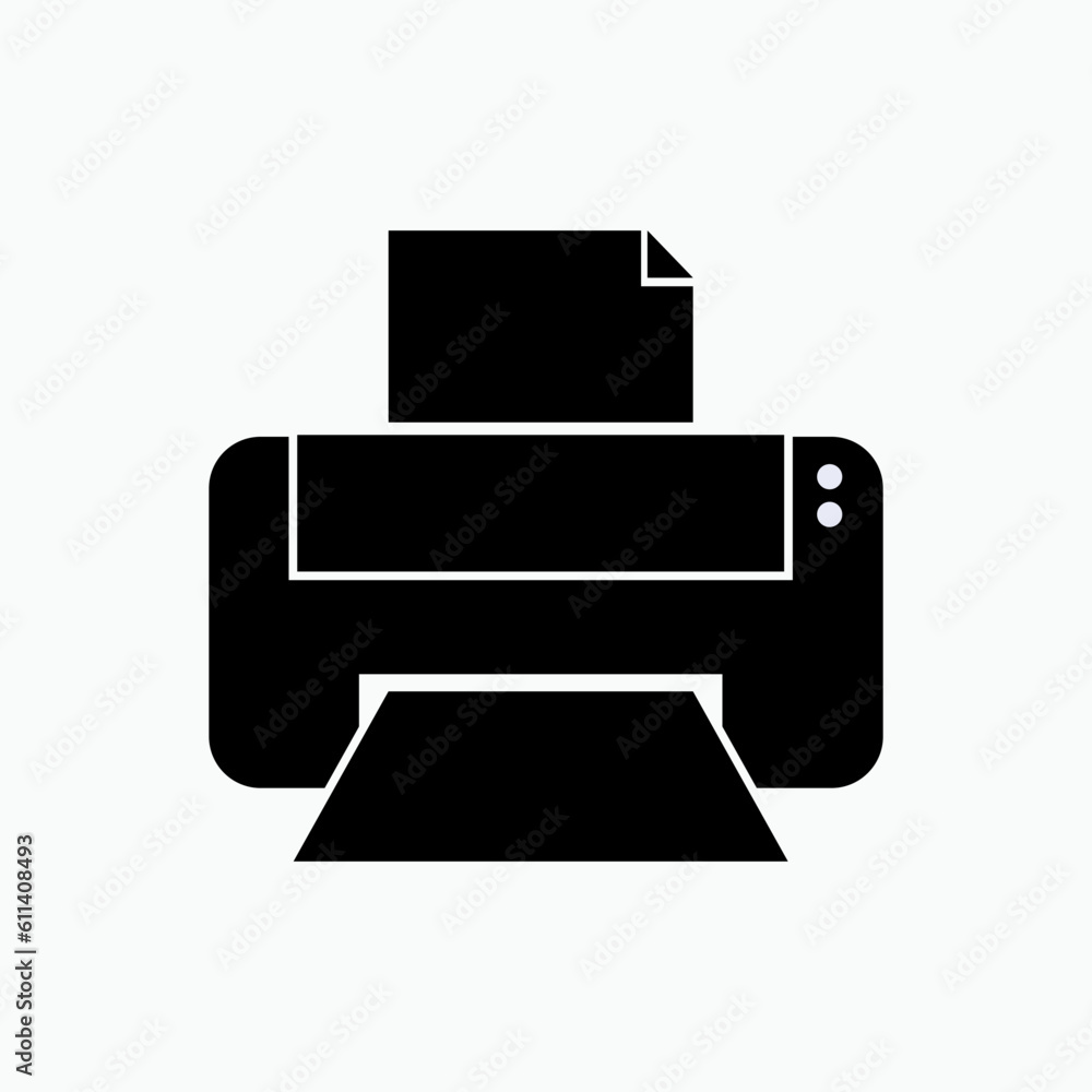 Printer Icon. Printing Tool Symbol - Vector. Printer Icon. Printing Tool Symbol - Vector.