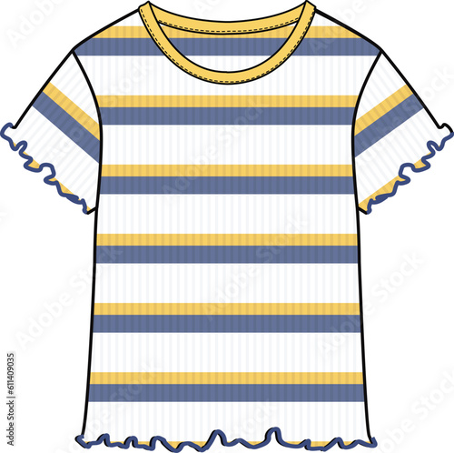 KIDS AND TEENS FASHION WEAR SHIRTS VECTOR