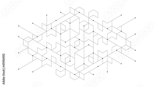 Creative idea of modern design with abstract geometric background. Minimalistic vector texture with polygonal pattern