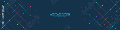 Creative idea of modern design with abstract geometric background. Minimalistic vector texture with polygonal pattern