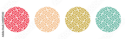 伝統模様、綾型模様のパターン