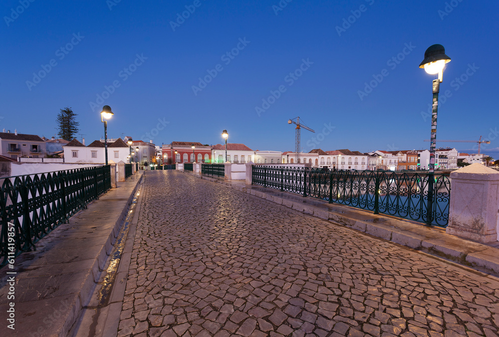 Old bridge of Tavira, Algarve, Portugal