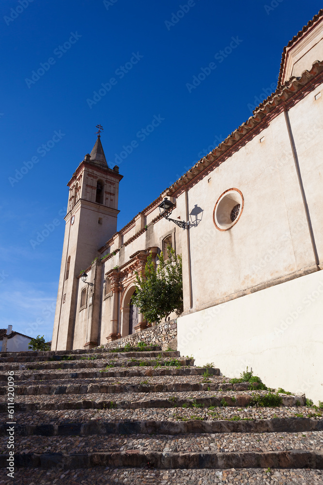 Church of San Juan Bautista, Linares de la Sierra, Huelva, Andalucia, Spain