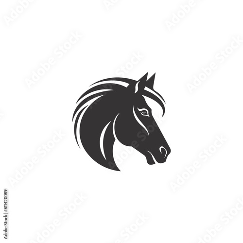 Fototapeta Naklejka Na Ścianę i Meble -  Horse's head logo