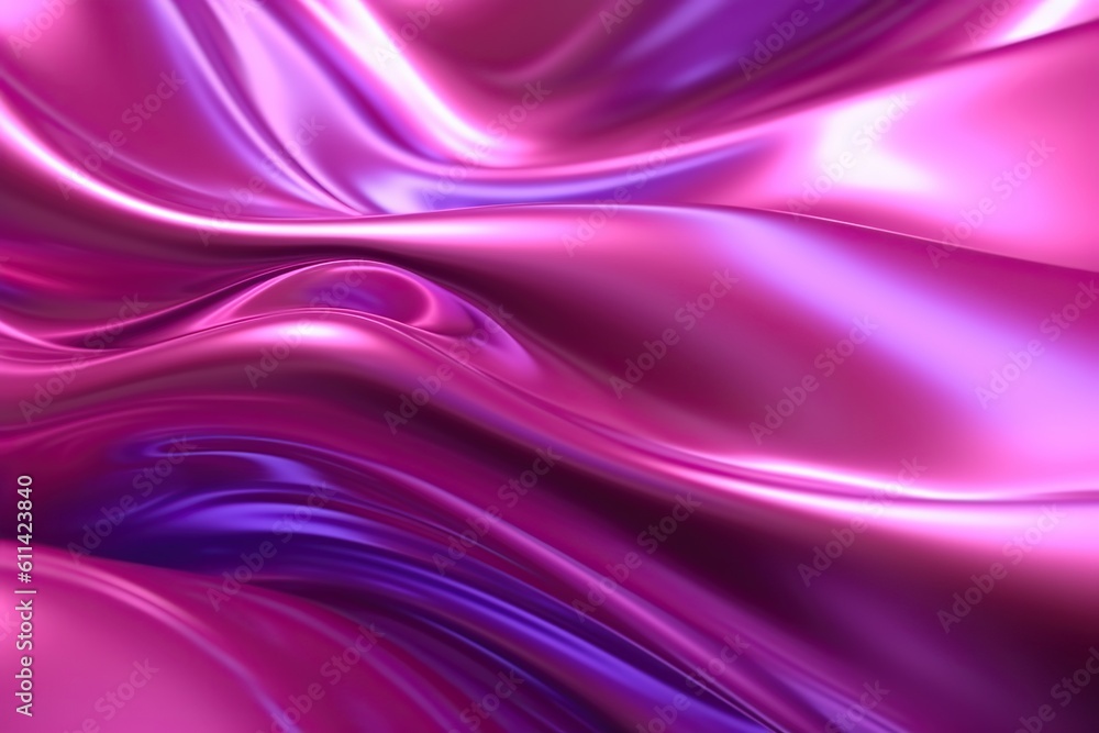 Obraz premium fluid smooth gradient viva magenta, liquid gradient, glass texture, abstract background
