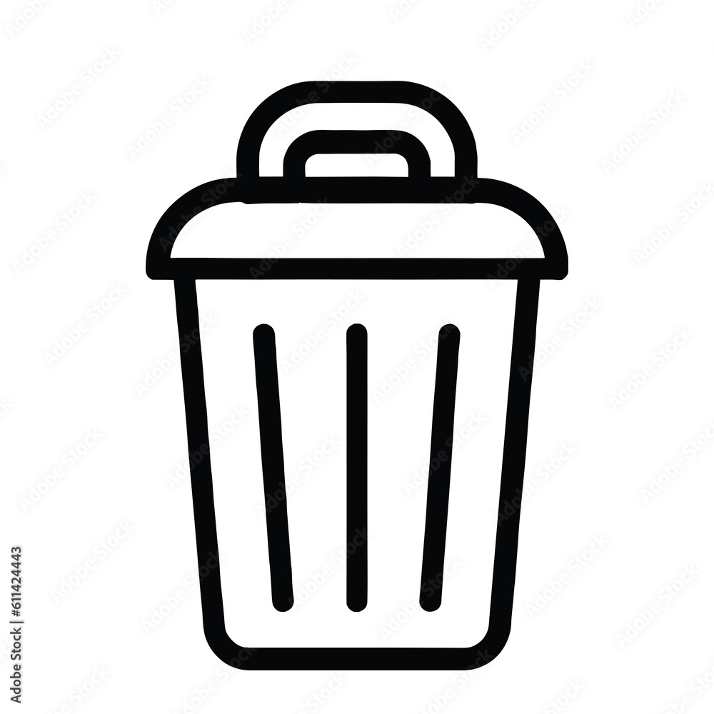 recycling trash can icon. trash bin vector icon set. Trash bin icon. recycling trash can icon. trash bin vector icon set. Trash bin icon.