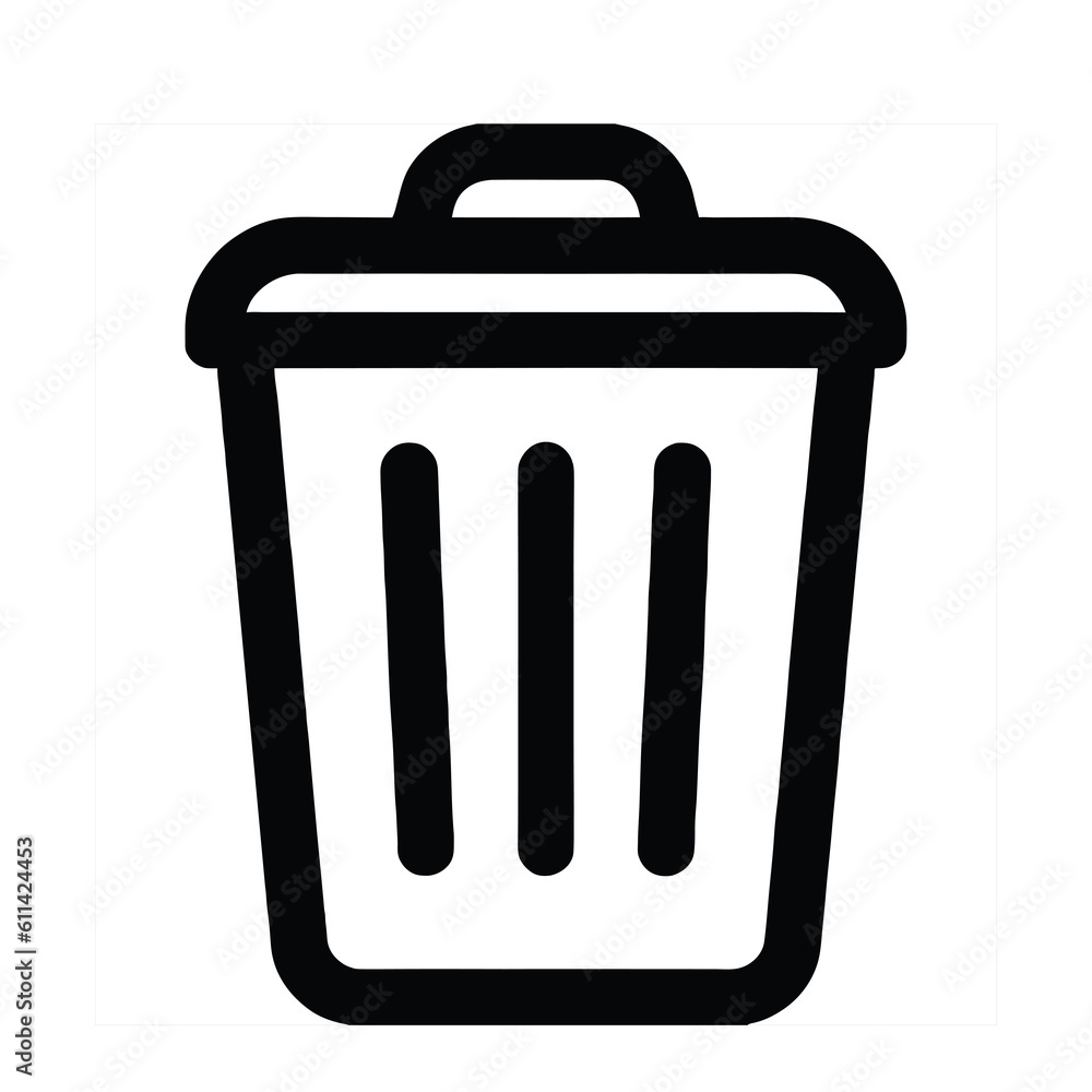 recycling trash can icon. trash bin vector icon set. Trash bin icon. recycling trash can icon. trash bin vector icon set. Trash bin icon.