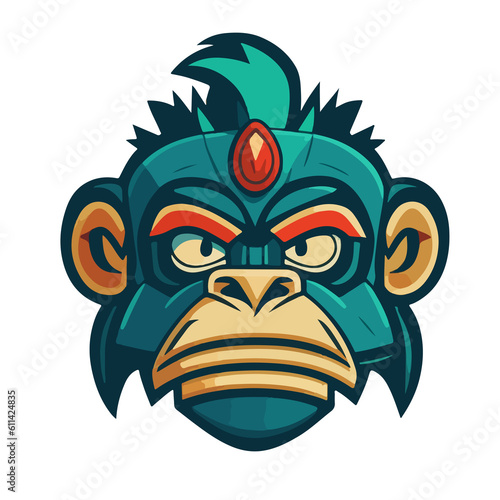 Wallpaper Mural Gorilla Tiki Tales: Unveiling the Tropical Symbolism and Cultural Artistry of Hawaii Island Masks Torontodigital.ca