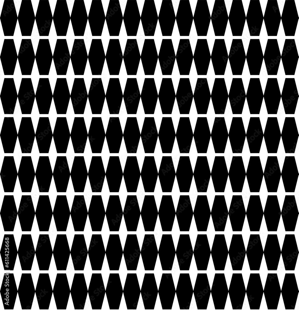 Original seamless vector texture in the form of black geometric shapes on a white background Original seamless vector texture in the form of black geometric shapes on a white background