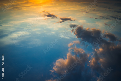 Clouds, sky, earth, everything above us