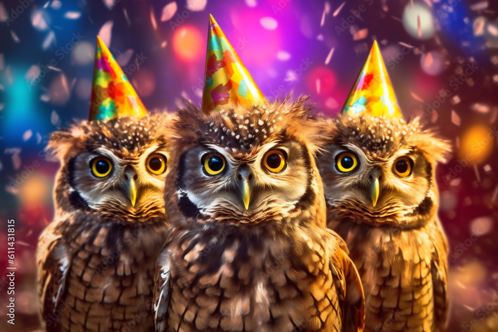 AevYxq Party Set - 6 Mini-Hüte & 12 Tröten Für Kuscheltier-Partys